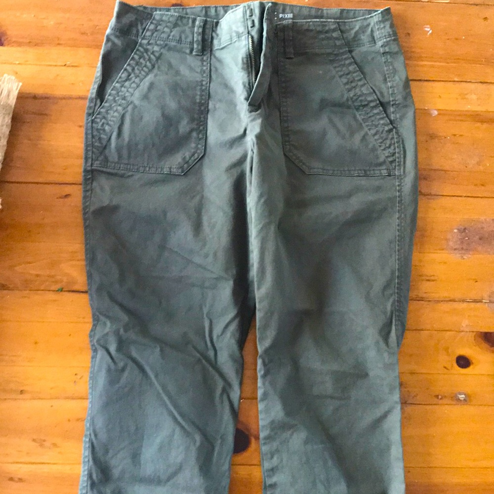 Army green chino